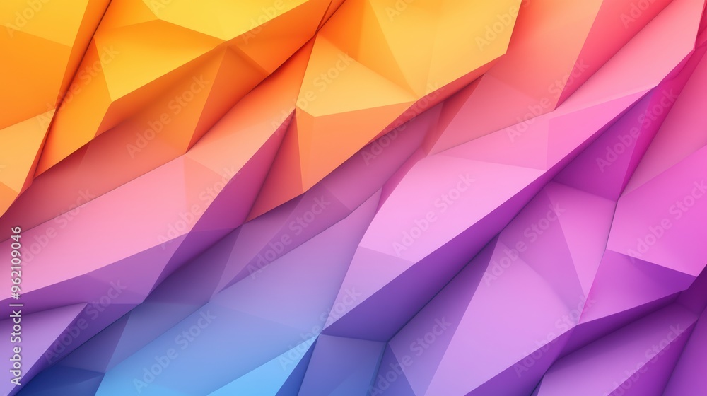 Poster a colorful abstract background with many different shapes, ai