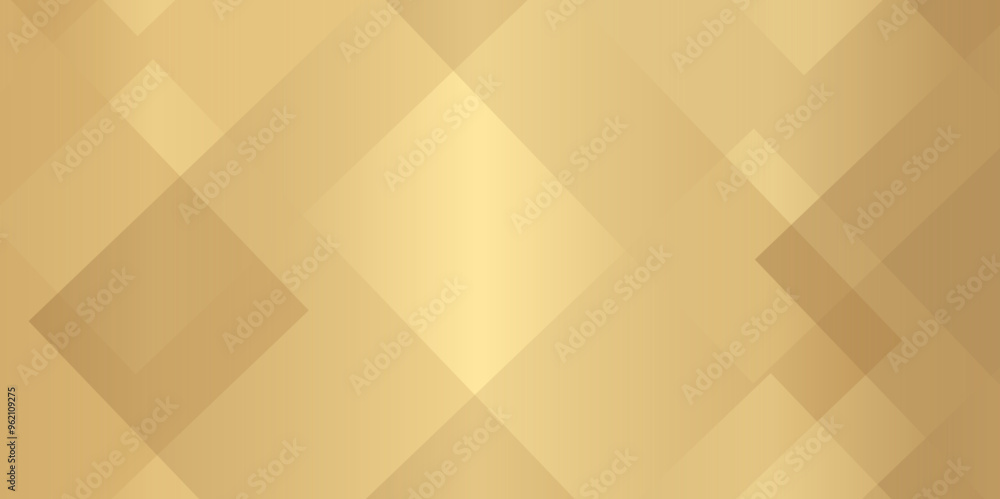 Poster abstract modern golden color pattern geometric luxury gradient line background random square shape d
