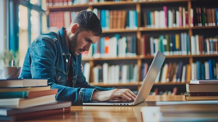 Online learning hub with various educational resources