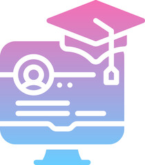 Online learning icon