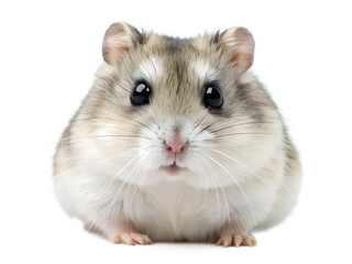 Campbell's dwarf hamster, Cute Hamster on transparent or white background