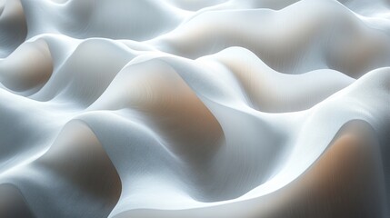 Obraz premium Abstract Voluminous Light and White Texture Modern Design