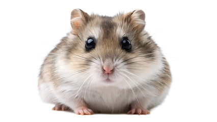 Campbell's dwarf hamster, Cute Hamster on transparent or white background