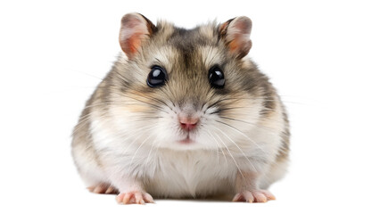 Campbell's dwarf hamster, Cute Hamster on transparent or white background