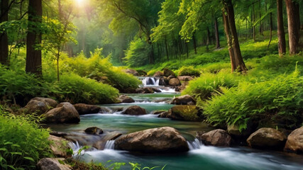 waterfall in the forest