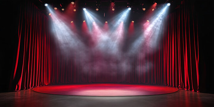 Sc&egrave;ne pour un spectacle de th&eacute;&acirc;tre