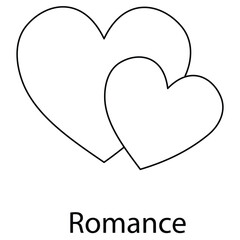 Romance Icon. Vector Icon Design