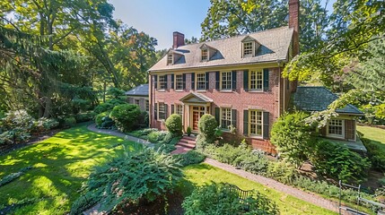 Real estate investment property featuring a classic colonial home