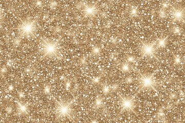 Seamless Pattern of Fine Glitter Texture in Light Gold Color, AI generated illustration