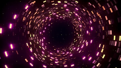 Party Light Grid Tunnel Background