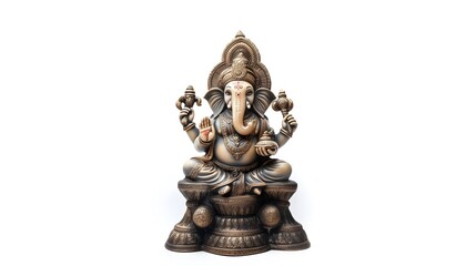 Ganapati Chaturthi Celebration: Honoring Hindu God Ganesha with Vibrant Backgrounds