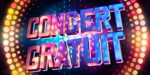 concert gratuit boule à facette