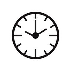 Clock icon design