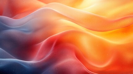 Obraz premium Yellow and white background, flowing lines and circular shapes.