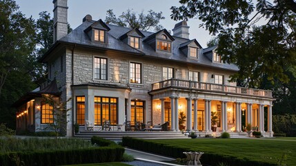 Timeless appeal of a classic home with detailed architectural features