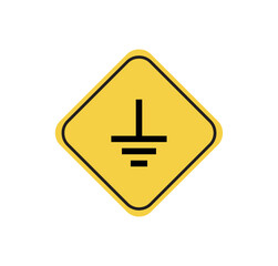 electric ground sign