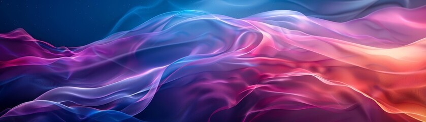 Obraz premium A vibrant and dynamic abstract wave design showcasing vivid colors and flowing lines, perfect for creative projects.