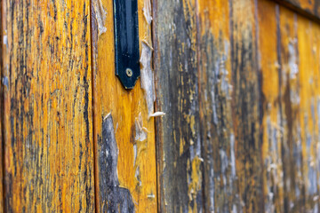old wooden door with paint