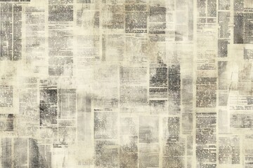 Obraz premium Seamless Pattern with Vintage Newspaper Texture, AI generated illustration