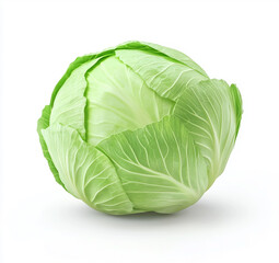 Fototapeta premium Cabbage isolated on a white background