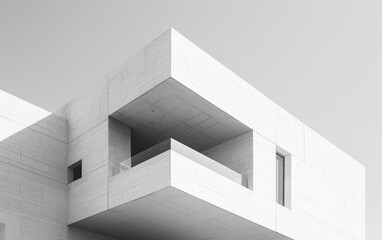Fototapeta premium Minimalist Concrete Architecture