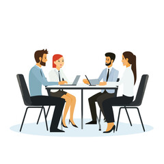 Business people meeting