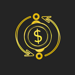 dollar sign icon