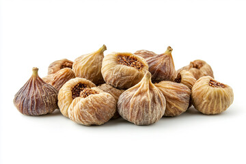 Obraz premium Dried figs isolated on a white background