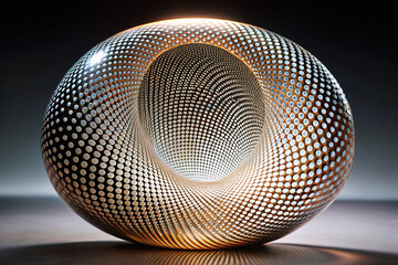 Fototapeta premium Holo Abstract 3D Shapes