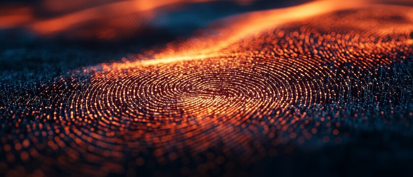 A close up of a blurry image of a circle with a red and orange background