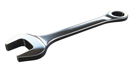 Wrench Isolated on White Background – High-Quality Hand Tool for Repairs and Maintenance