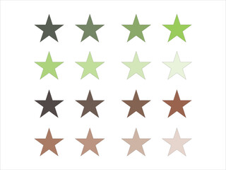Obraz premium Print star color button, award design . 