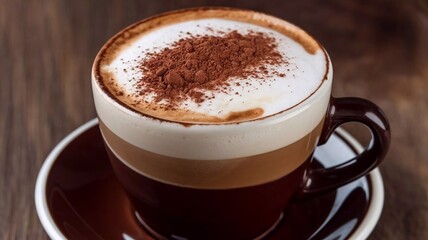 Obraz premium Cup cappuccino coffee latte.