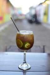 cocktail on the beach