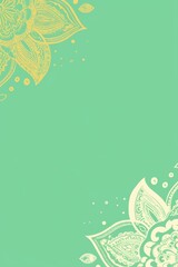 Free indian flower pattern rangoli background