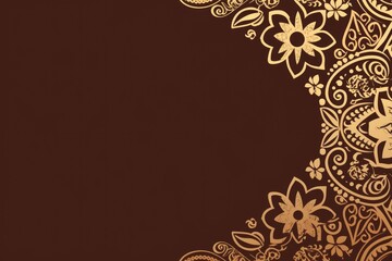 Free indian flower pattern rangoli background