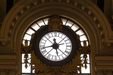 Obraz premium the clock in the building