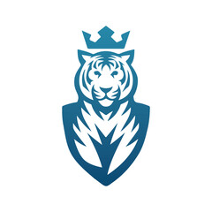 Tiger Shield Logo, Perfect for Security and Tech Brands