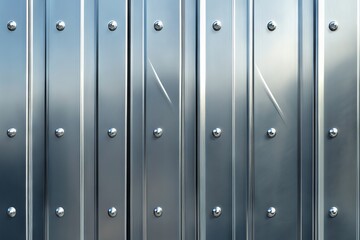 Seamless Grey Aluminum Texture with Light Reflections in High Resolution. AI generated illustration