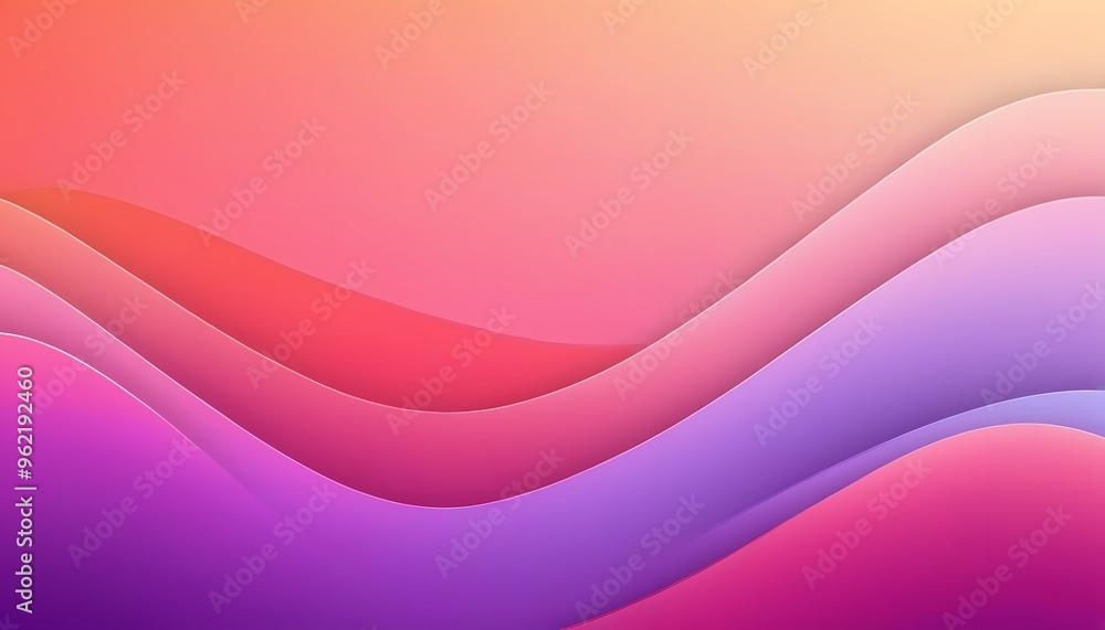 Poster curve line layer background. for template cell phone backgrounds. vector illustration with color gra
