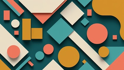 Mid-Century Modern Abstract Shapes Collection