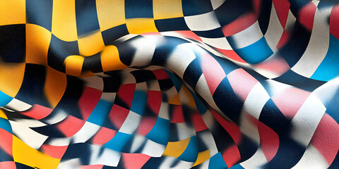 Obraz premium art abstract shapes background, ai generated 