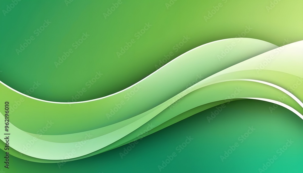 Poster curve line layer background. for template cell phone backgrounds. vector illustration with green col