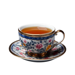 Xícara de chá com ervas.