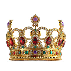 Fototapeta premium Golden Crown, Luxury Gold King Crown