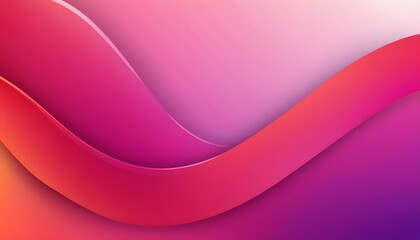 Curve Line Layer Background. For Template Cell Phone Backgrounds. Vector Illustration with red and light purple Color Gradient