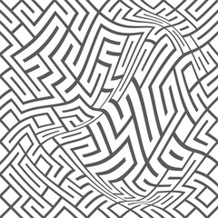 Fototapeta premium Creative modern abstract pattern background. 