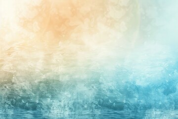 Abstract Blue and Yellow Watercolor Background with Glimmering Texture