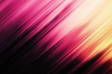 Abstract Diagonal Lines in Pink, Red, and Yellow