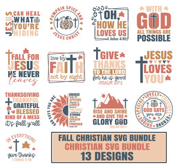 Fall Christian SVG Bundle, Christian SVG Bundle, Bible verses SVG bundle, Christian quotes SVG, Fall SVG Bundle, Fall SVG